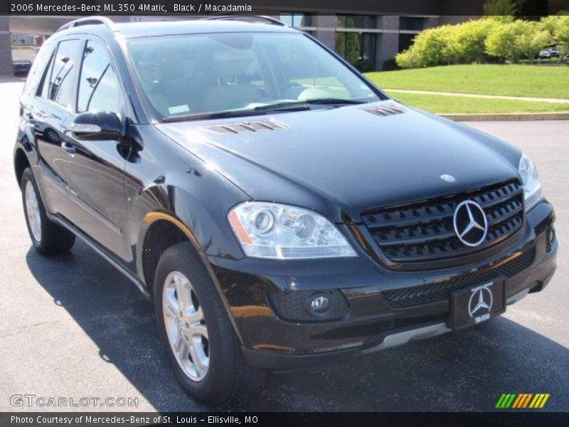 Black / Macadamia 2006 Mercedes-Benz ML 350 4Matic