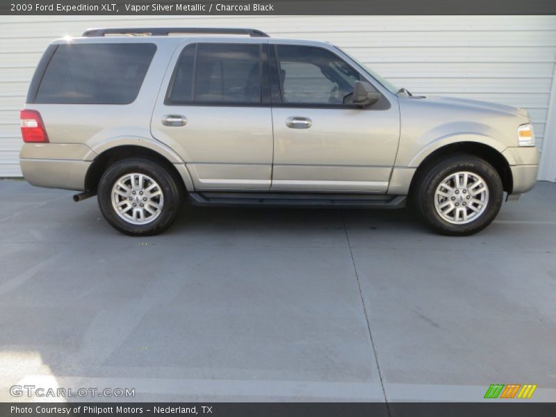 Vapor Silver Metallic / Charcoal Black 2009 Ford Expedition XLT