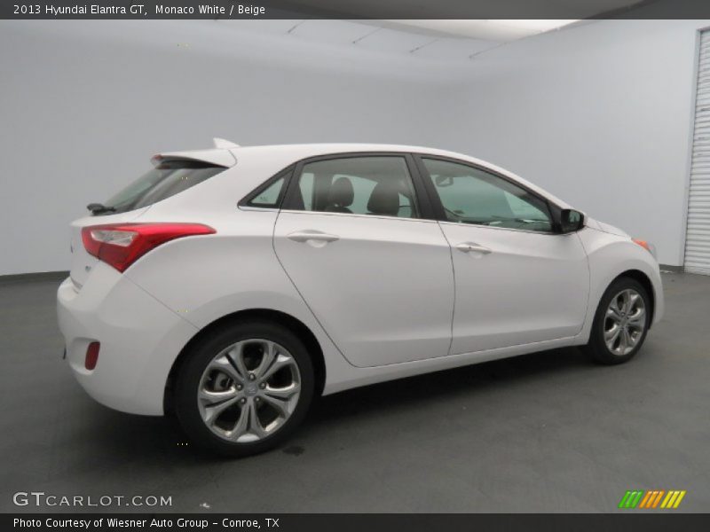 Monaco White / Beige 2013 Hyundai Elantra GT