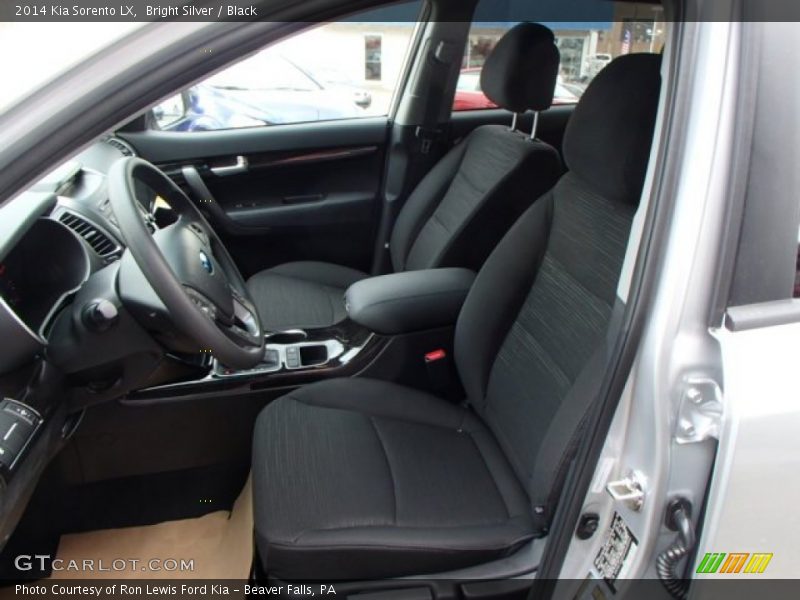 Bright Silver / Black 2014 Kia Sorento LX
