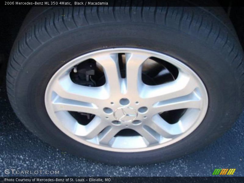 Black / Macadamia 2006 Mercedes-Benz ML 350 4Matic