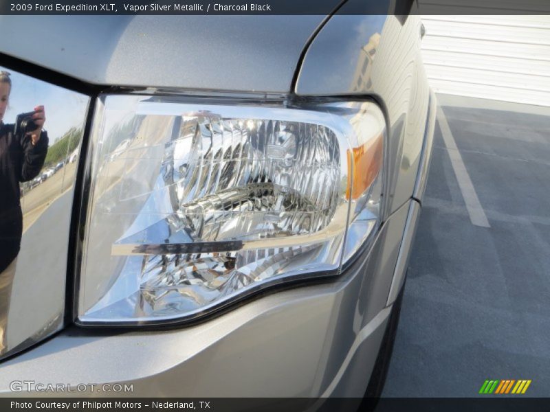 Vapor Silver Metallic / Charcoal Black 2009 Ford Expedition XLT