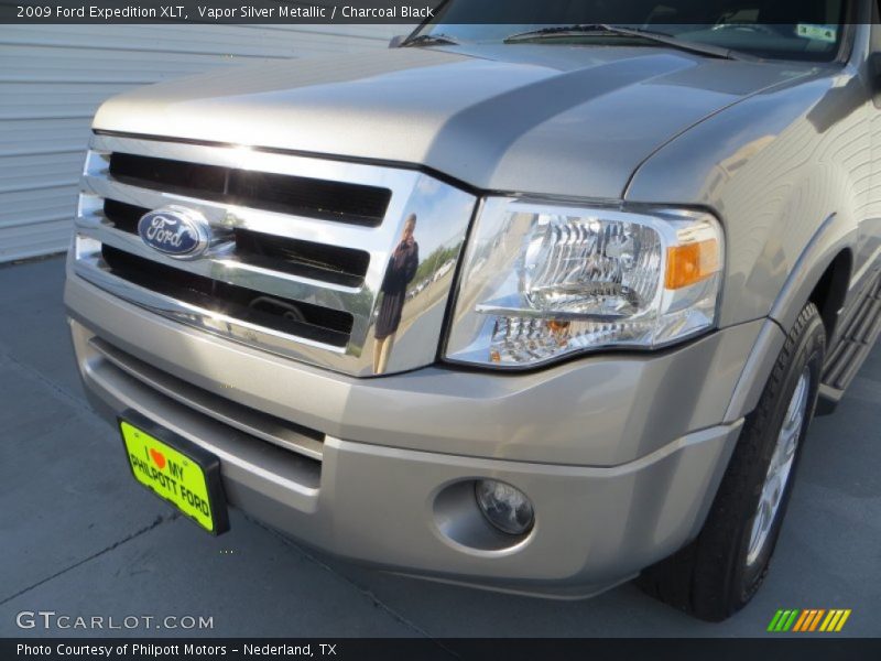 Vapor Silver Metallic / Charcoal Black 2009 Ford Expedition XLT