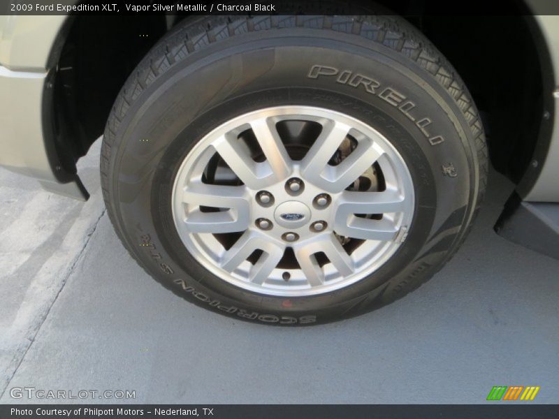 Vapor Silver Metallic / Charcoal Black 2009 Ford Expedition XLT