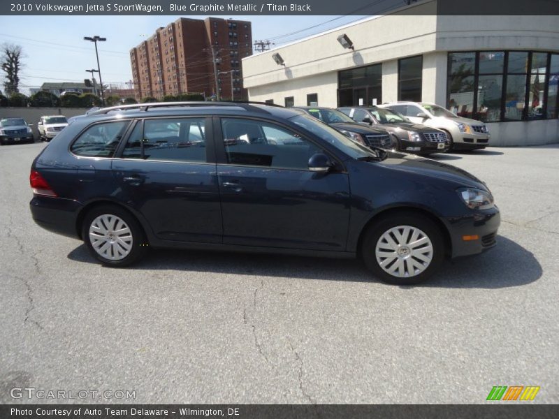 Blue Graphite Metallic / Titan Black 2010 Volkswagen Jetta S SportWagen
