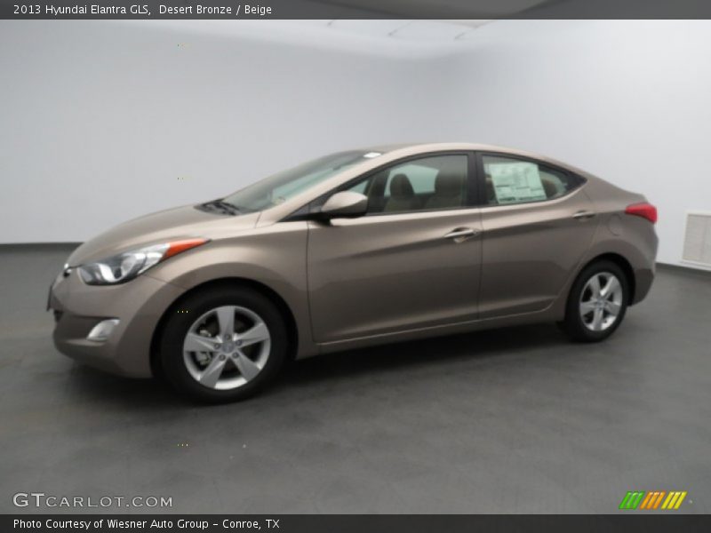 Desert Bronze / Beige 2013 Hyundai Elantra GLS