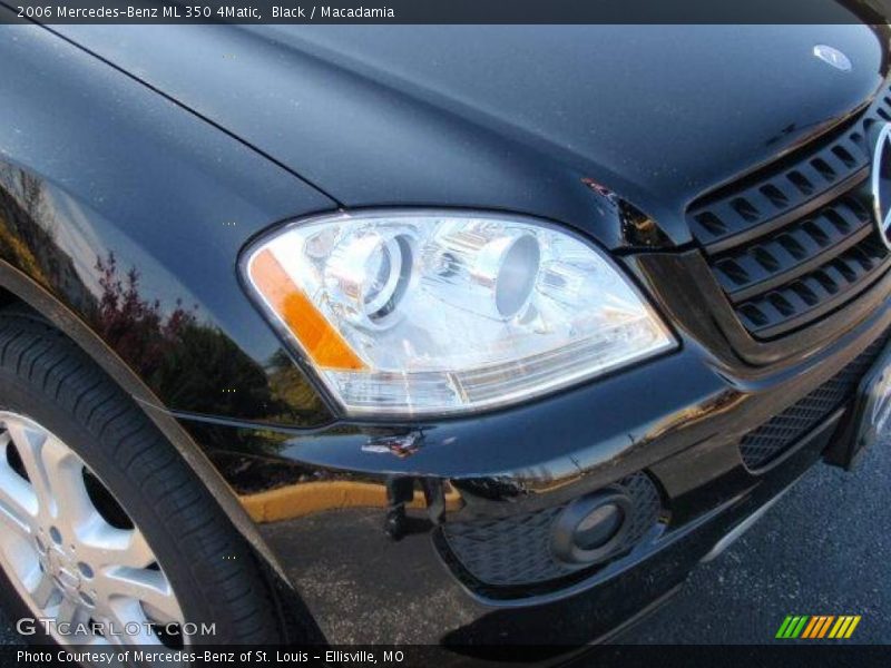 Black / Macadamia 2006 Mercedes-Benz ML 350 4Matic