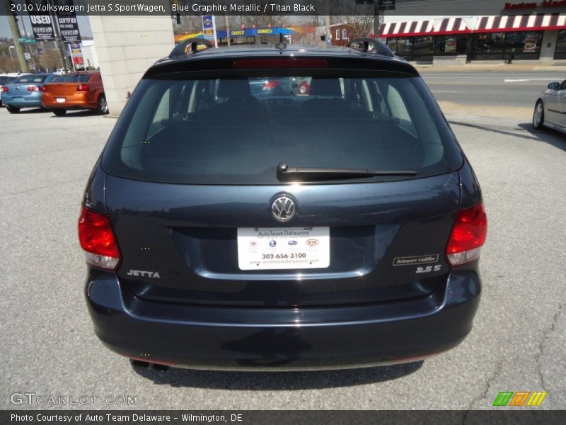 Blue Graphite Metallic / Titan Black 2010 Volkswagen Jetta S SportWagen