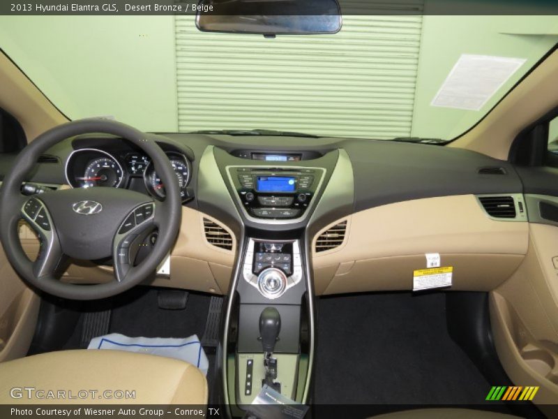 Desert Bronze / Beige 2013 Hyundai Elantra GLS