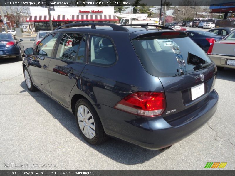 Blue Graphite Metallic / Titan Black 2010 Volkswagen Jetta S SportWagen