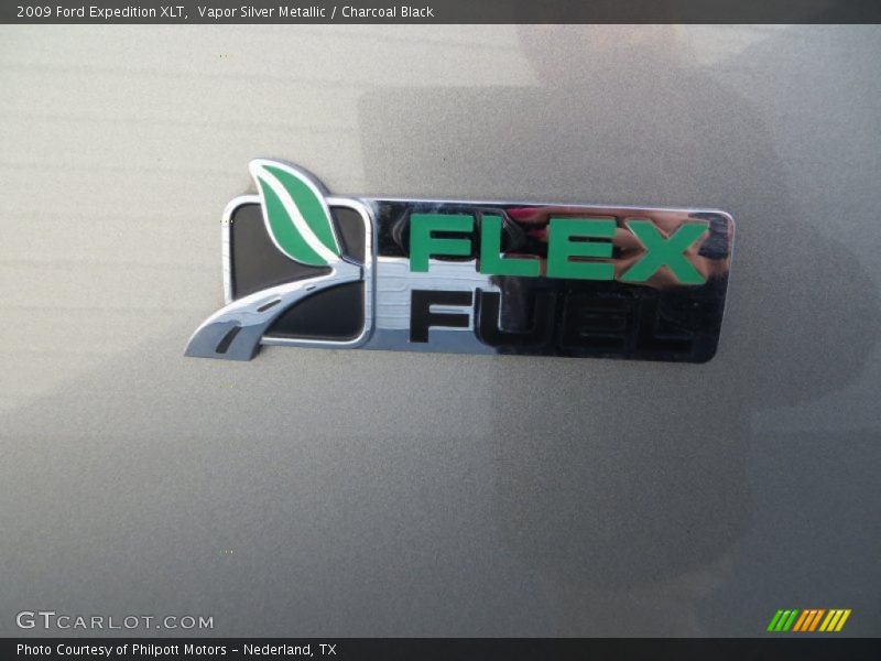 Vapor Silver Metallic / Charcoal Black 2009 Ford Expedition XLT
