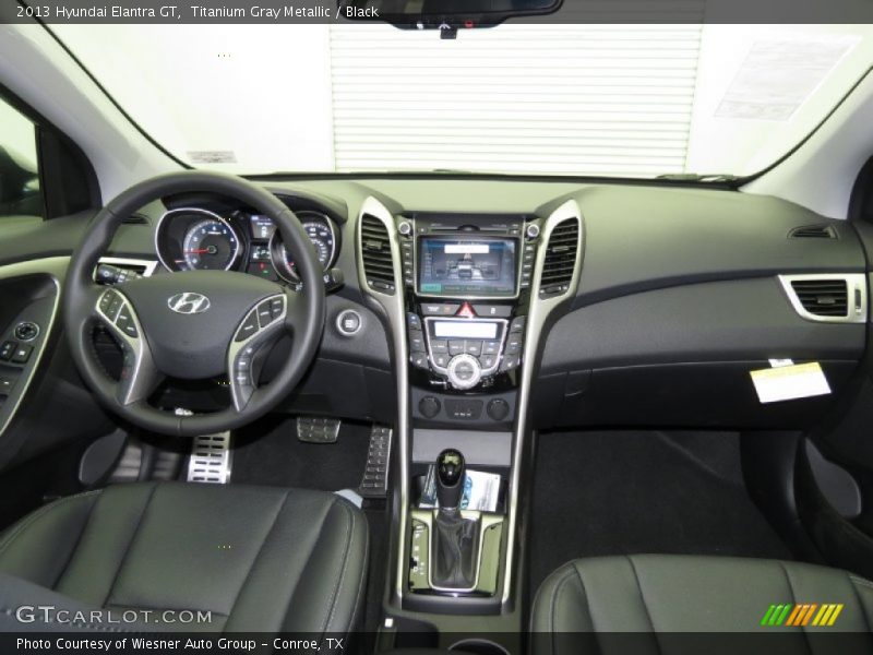 Titanium Gray Metallic / Black 2013 Hyundai Elantra GT