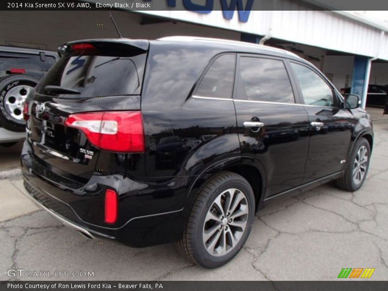 Ebony Black / Black 2014 Kia Sorento SX V6 AWD