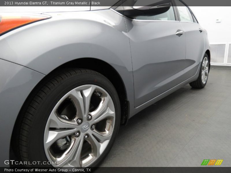 Titanium Gray Metallic / Black 2013 Hyundai Elantra GT