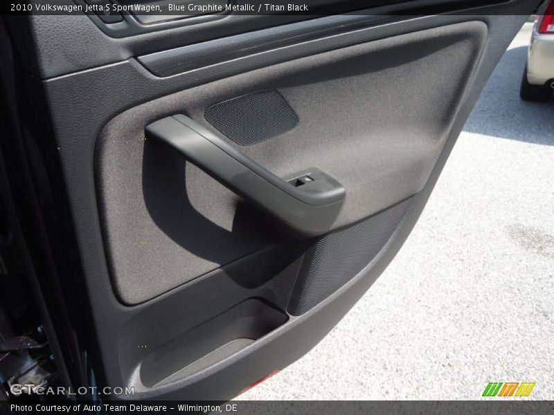 Blue Graphite Metallic / Titan Black 2010 Volkswagen Jetta S SportWagen