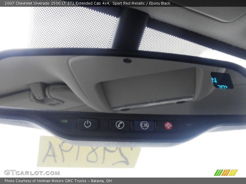Sport Red Metallic / Ebony Black 2007 Chevrolet Silverado 1500 LT Z71 Extended Cab 4x4