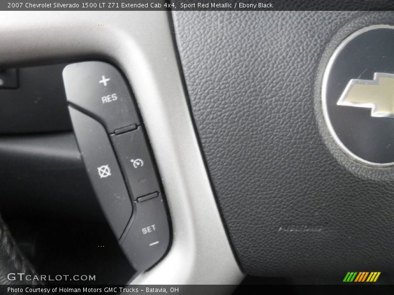 Sport Red Metallic / Ebony Black 2007 Chevrolet Silverado 1500 LT Z71 Extended Cab 4x4