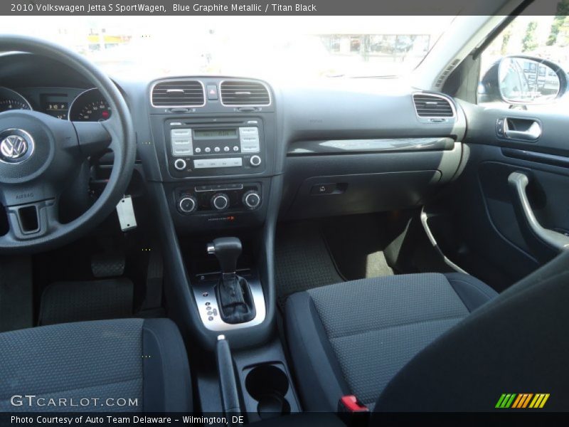 Blue Graphite Metallic / Titan Black 2010 Volkswagen Jetta S SportWagen