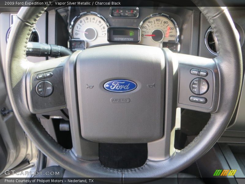 Vapor Silver Metallic / Charcoal Black 2009 Ford Expedition XLT