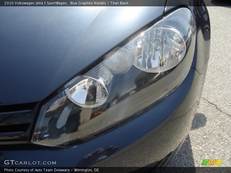 Blue Graphite Metallic / Titan Black 2010 Volkswagen Jetta S SportWagen