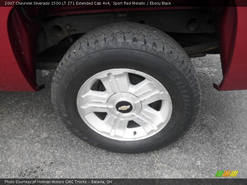  2007 Silverado 1500 LT Z71 Extended Cab 4x4 Wheel