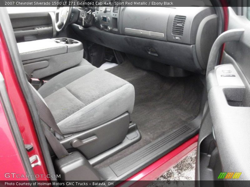 Sport Red Metallic / Ebony Black 2007 Chevrolet Silverado 1500 LT Z71 Extended Cab 4x4