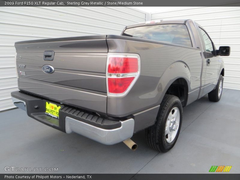 Sterling Grey Metallic / Stone/Medium Stone 2009 Ford F150 XLT Regular Cab