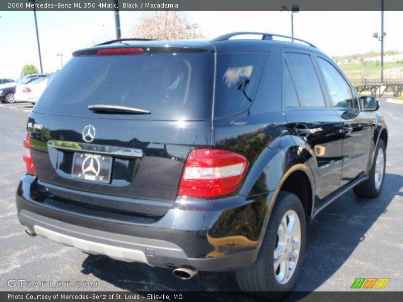 Black / Macadamia 2006 Mercedes-Benz ML 350 4Matic