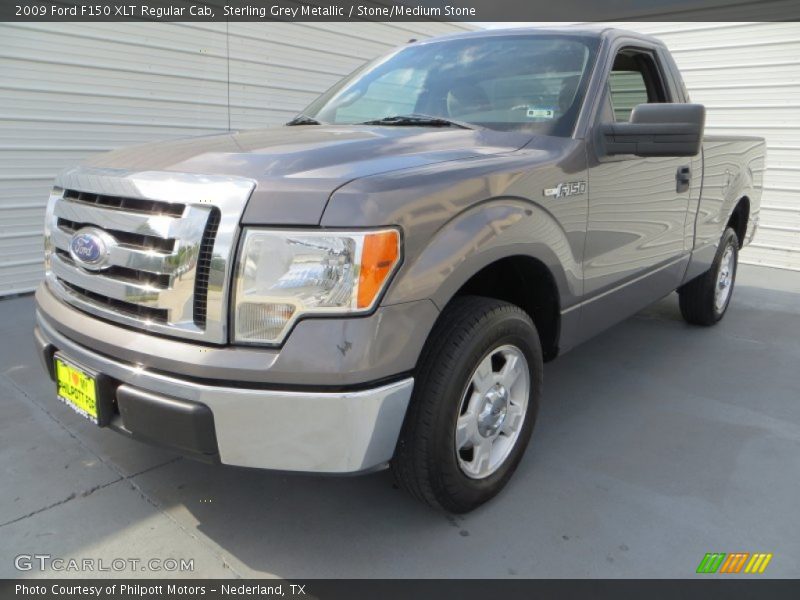 Sterling Grey Metallic / Stone/Medium Stone 2009 Ford F150 XLT Regular Cab