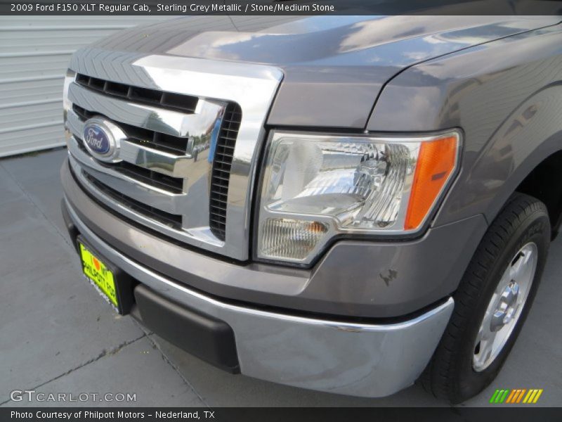 Sterling Grey Metallic / Stone/Medium Stone 2009 Ford F150 XLT Regular Cab