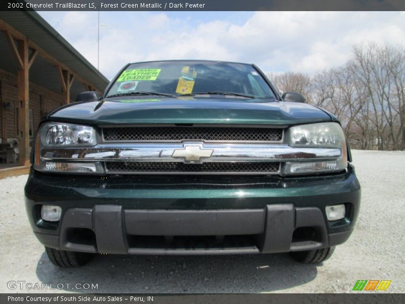 Forest Green Metallic / Dark Pewter 2002 Chevrolet TrailBlazer LS