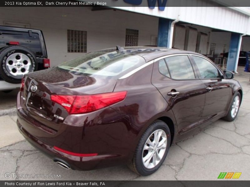 Dark Cherry Pearl Metallic / Beige 2013 Kia Optima EX