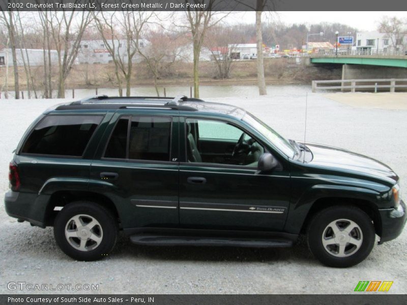 Forest Green Metallic / Dark Pewter 2002 Chevrolet TrailBlazer LS