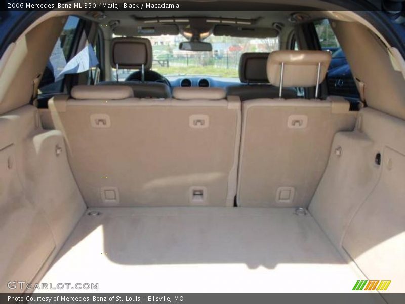 Black / Macadamia 2006 Mercedes-Benz ML 350 4Matic