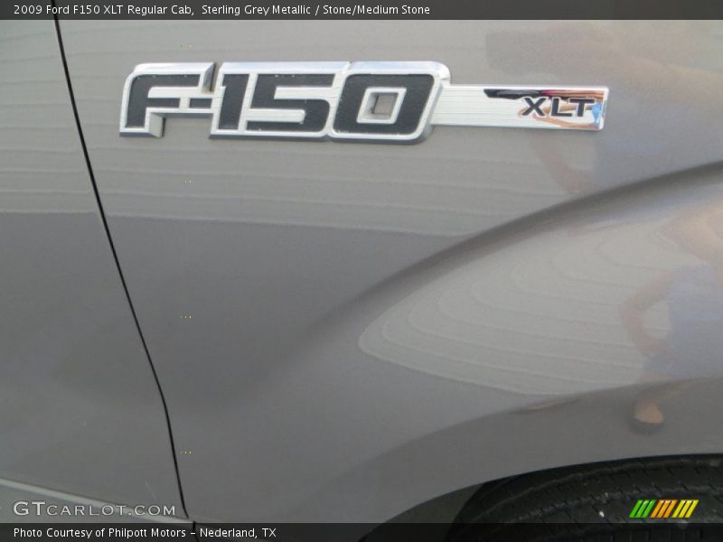 Sterling Grey Metallic / Stone/Medium Stone 2009 Ford F150 XLT Regular Cab
