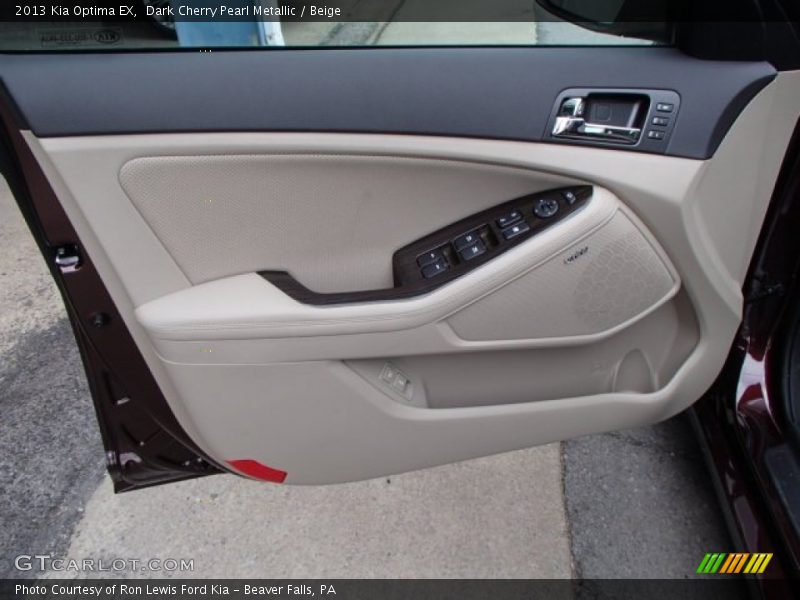 Dark Cherry Pearl Metallic / Beige 2013 Kia Optima EX