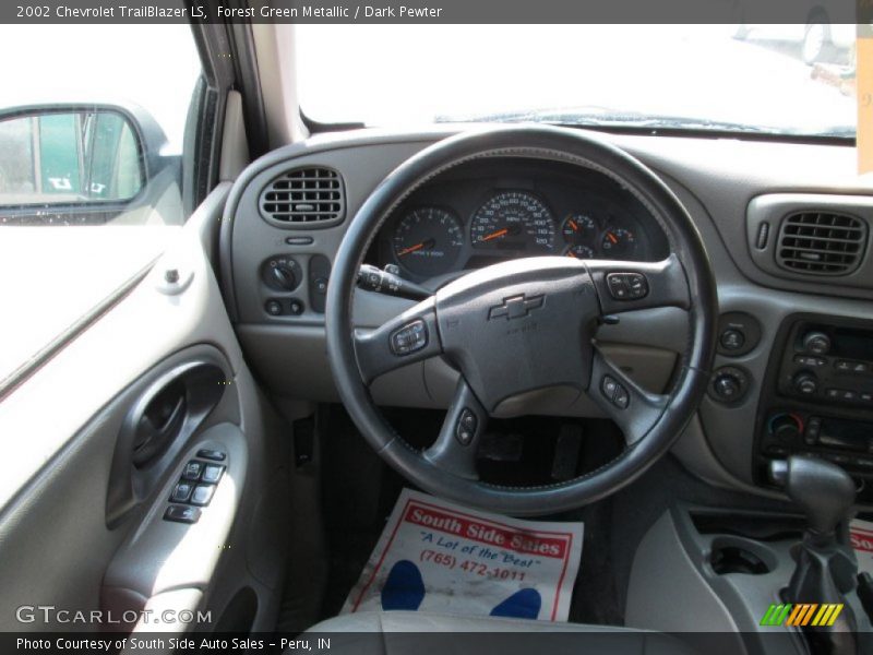 Forest Green Metallic / Dark Pewter 2002 Chevrolet TrailBlazer LS