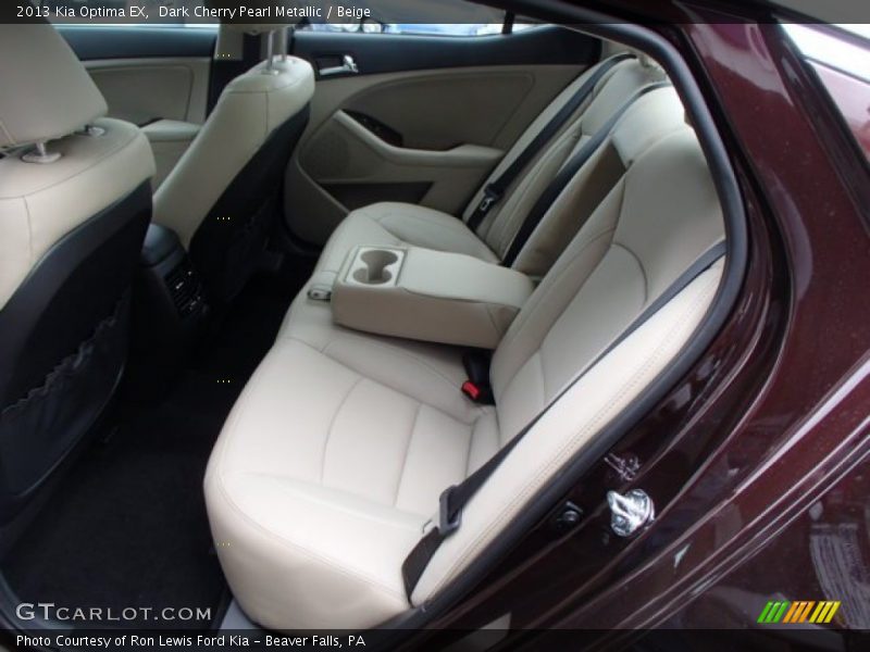 Dark Cherry Pearl Metallic / Beige 2013 Kia Optima EX