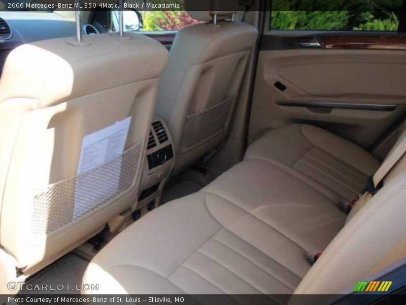 Black / Macadamia 2006 Mercedes-Benz ML 350 4Matic