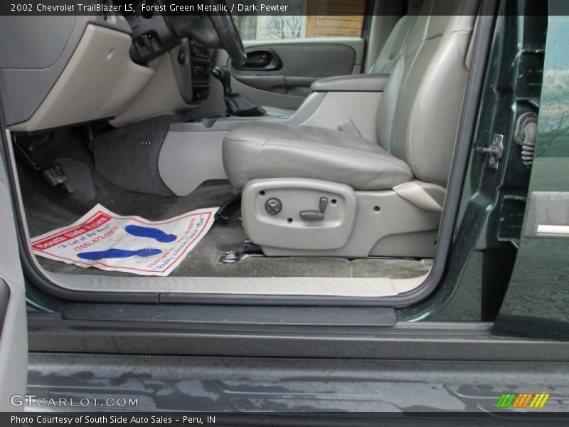 Forest Green Metallic / Dark Pewter 2002 Chevrolet TrailBlazer LS