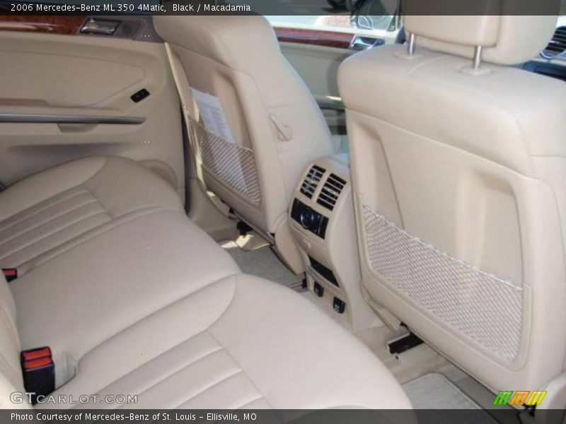 Black / Macadamia 2006 Mercedes-Benz ML 350 4Matic