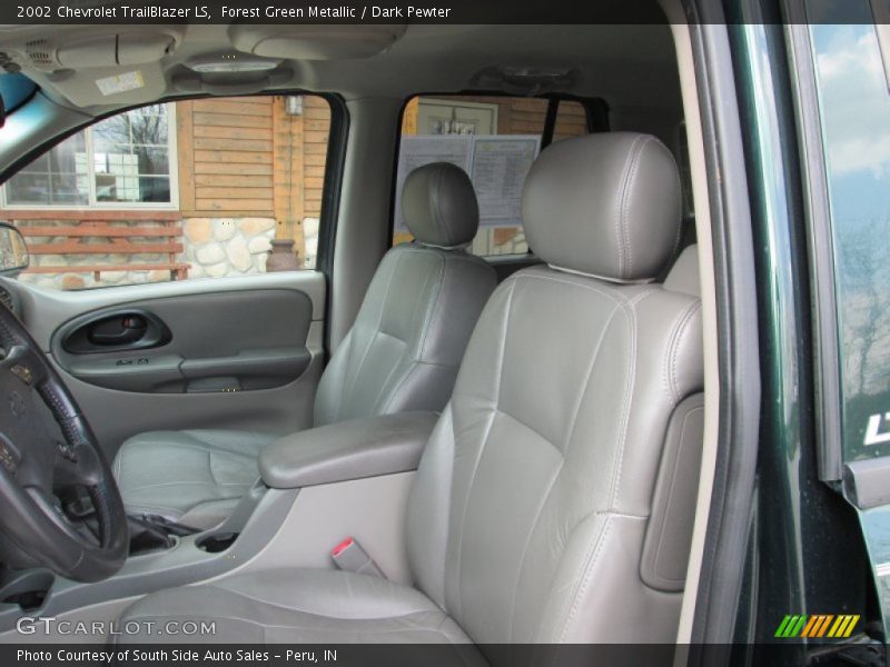 Forest Green Metallic / Dark Pewter 2002 Chevrolet TrailBlazer LS
