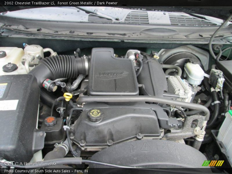 Forest Green Metallic / Dark Pewter 2002 Chevrolet TrailBlazer LS