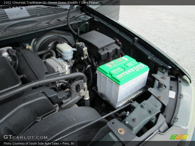 Forest Green Metallic / Dark Pewter 2002 Chevrolet TrailBlazer LS