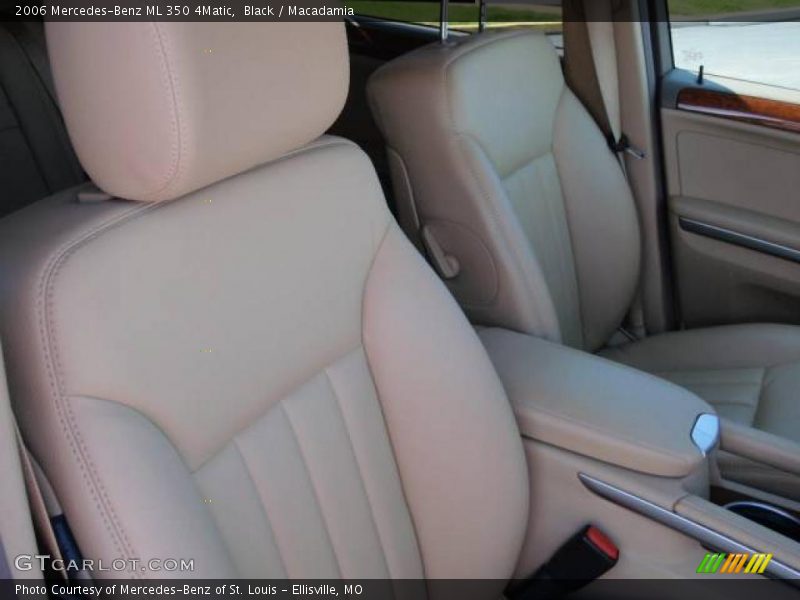 Black / Macadamia 2006 Mercedes-Benz ML 350 4Matic
