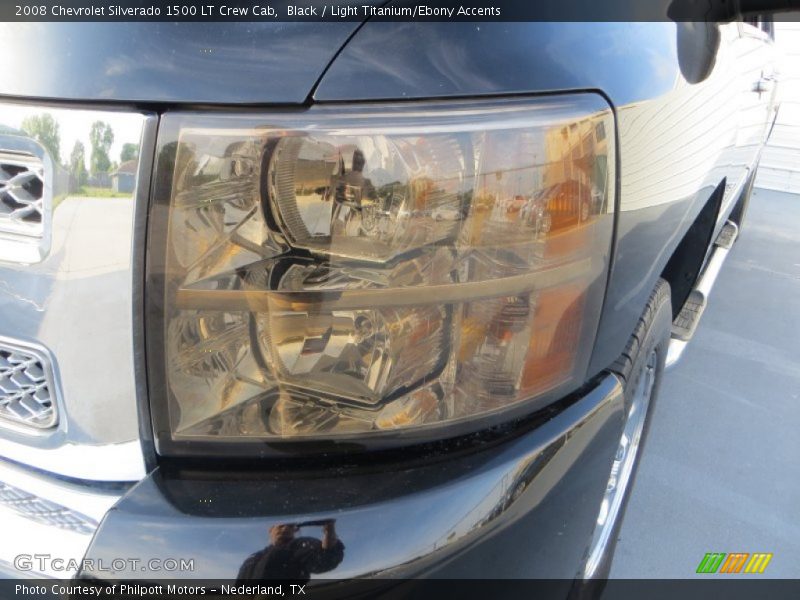 Black / Light Titanium/Ebony Accents 2008 Chevrolet Silverado 1500 LT Crew Cab
