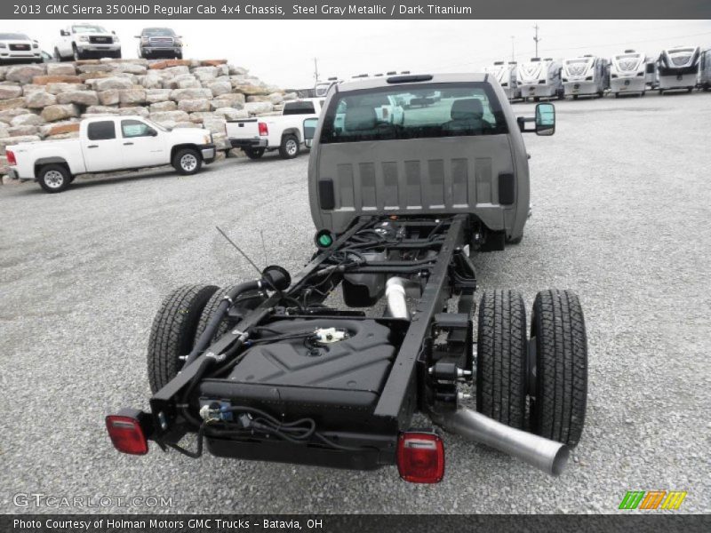 Steel Gray Metallic / Dark Titanium 2013 GMC Sierra 3500HD Regular Cab 4x4 Chassis