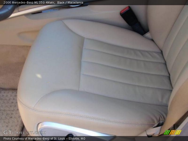Black / Macadamia 2006 Mercedes-Benz ML 350 4Matic
