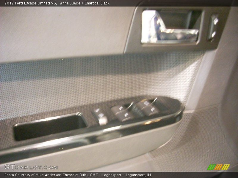 White Suede / Charcoal Black 2012 Ford Escape Limited V6