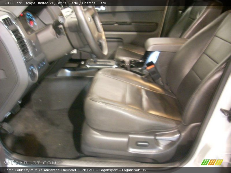 White Suede / Charcoal Black 2012 Ford Escape Limited V6